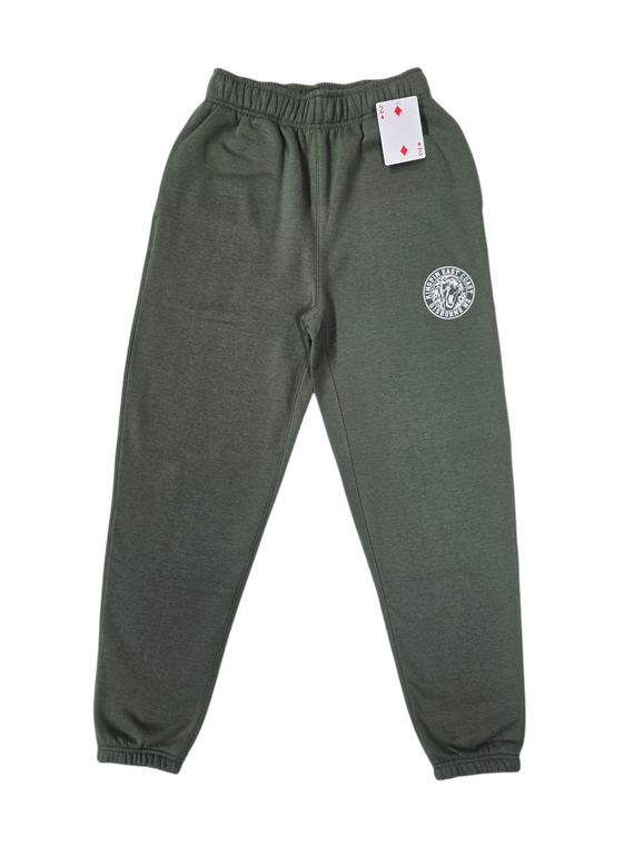 KINGPIN IRON LION TRACK PANT CYPRESS / WHITE