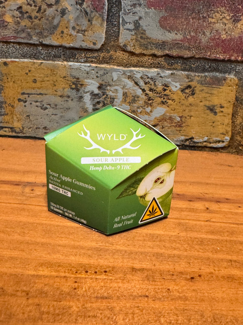 Sour Apple 10mg THC gummies