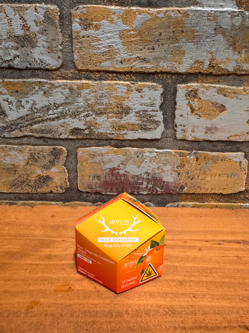 Sour Tangerine Gummies 10mg THC Hybrid Wyld