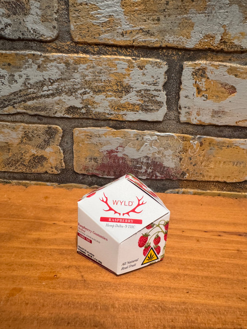 Raspberry Gummies 10mg THC Sativa Wyld