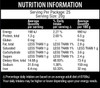 Qenda Ultimate Fibre Wildberry 500g - Nutritional Information Panel