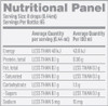 AUSMIC 100% Fulvic & Humic Blend 30ml - Nutritional Information Panel