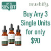 Buy Any 3 Mushify Single Units For Only $90