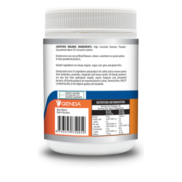 Qenda Ultimate Turmeric 450g - Right View