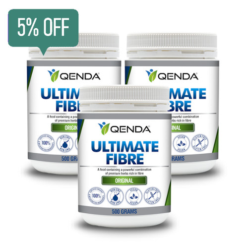 Qenda Ultimate Fibre Original 500g - 3 Units - Save $16.49