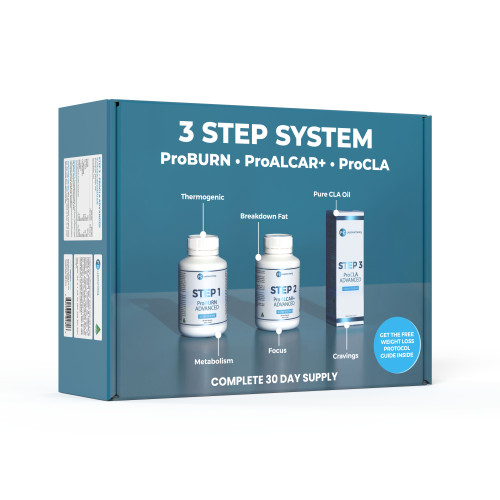 PC Laboratories 3 Step System - ProBURN, ProALCAR+ & ProCLA - Box