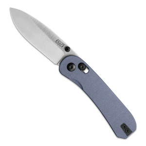 Lander 3 open with stonewash blade and horizon blue g-10 scales. Lander 3 open with stonewash blade and horizon blue g-10 scales.