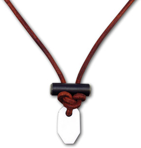 Wazoo Bushcraft Firestarter Necklace – Leather | Wearable Ferro Rod & Striker Wazoo Bushcraft Firestarter Necklace – Leather | Wearable Ferro Rod & Striker