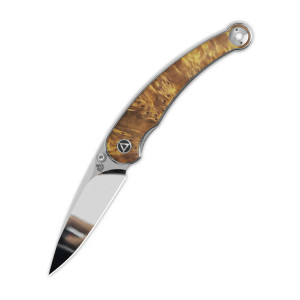QSP DOLPHIN | 14C28N BLADE AND STABILIZED WOOD HANDLE QSP DOLPHIN | 14C28N BLADE AND STABILIZED WOOD HANDLE