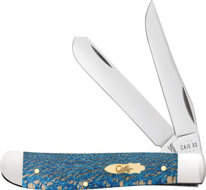 CASE TRAPPER MINI | BLUE SYCAMORE HANDLE CASE TRAPPER MINI | BLUE SYCAMORE HANDLE