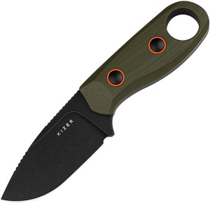 KIZER BEAVER | OLIVE G10 | D2 | FIXED BLADE KIZER BEAVER | OLIVE G10 | D2 | FIXED BLADE