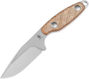 KIZER MUSKRAT | NATURAL MICARTA | D2 | NECK KNIFE KIZER MUSKRAT | NATURAL MICARTA | D2 | NECK KNIFE