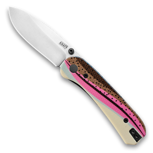 KNAFS LANDER 1 | RAINBOW TROUT G10 | GREY BLADE | D2 KNAFS LANDER 1 | RAINBOW TROUT G10 | GREY BLADE | D2