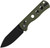QSP CANARY  GLYDE | BLACK BLADE AND OD GREEN G-10 HANDLE