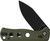 QSP CANARY  GLYDE | BLACK BLADE AND OD GREEN G-10 HANDLE