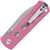 QSP CANARY FOLDER | PINK G-10 HANDLE