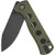 QSP CANARY FOLDER | BLACK BLADE AND OLIVE G-10 HANDLE