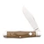 RoseCraft Cumberland River Coke Bottle | Light Brown Micarta | D2 Clip Point