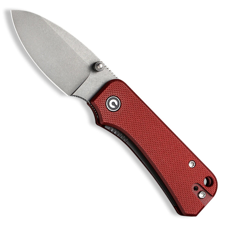 CIVIVI BABY BANTER | NITRO V BLADE AND BURGUNDY G10 HANDLE