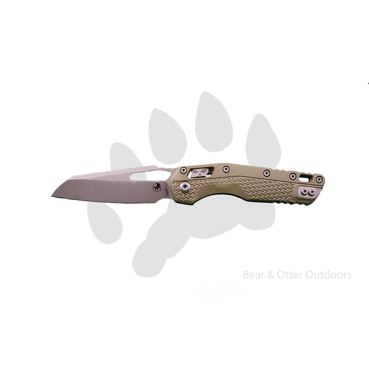 MICROTECH MSI | S/E APOCALYPTIC STANDARD BLADE WITH TRI-GRIP OD GREEN POLYMER HANDLE