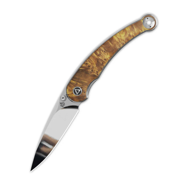 QSP DOLPHIN | 14C28N BLADE AND STABILIZED WOOD HANDLE