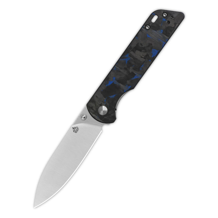 QSP PARROT V2 | BLUE SHREDDED CARBON FIBER OVERLAY G-10 + D2