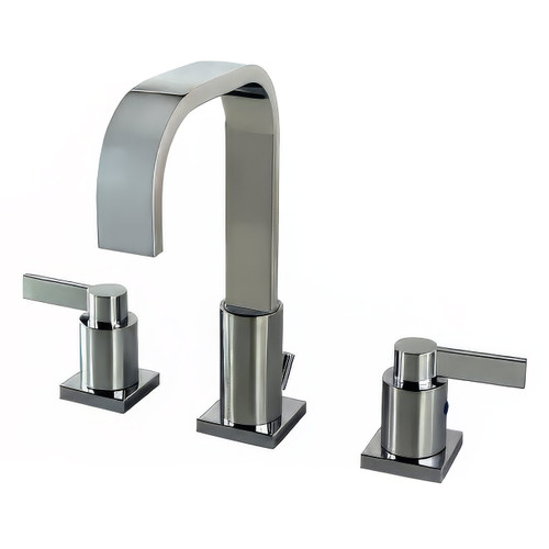 Kingston Brass FSC8961NDL Widespread Bathroom Faucet with chrome finish