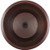 Linkasink C018 Large Round Flat Bottom 2" in Dark Bronze Finish