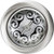 Linkasink D052 Hawaiian Quilt Decorative Basket Strainer in Satin Hammered Stainless Steel Finish