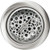 Linkasink D057 Loop Decorative Basket Strainer in Satin Smooth Stainless Steel Finish