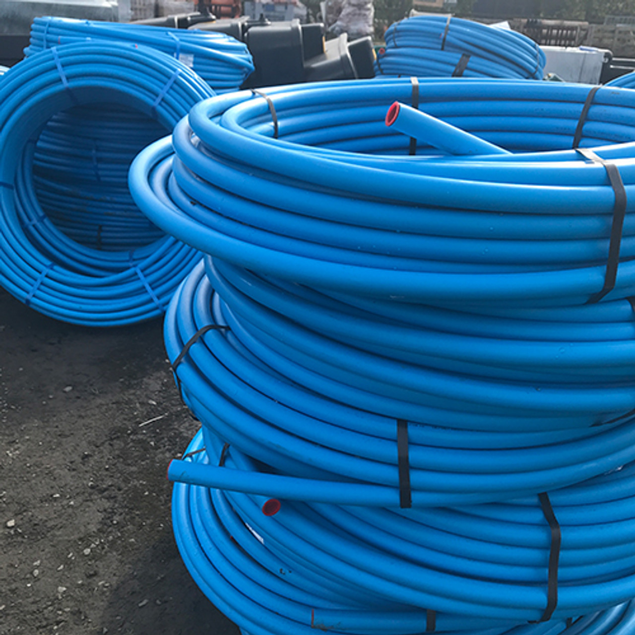 25mm Blue MDPE Pipe Coil Mains Water Supply Pipe JDP