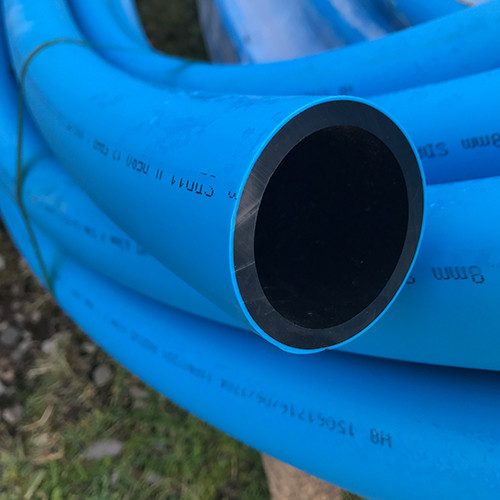 Blue MDPE Water Pipe Underground Water Supply Pipe JDP