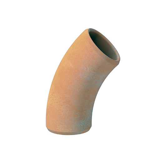 45dg Densleeve Plain End Clay Pipe Bend.