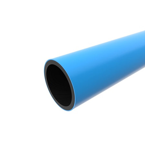 500mm Blue PE100 SDR17 Water Mains Pipe Length.