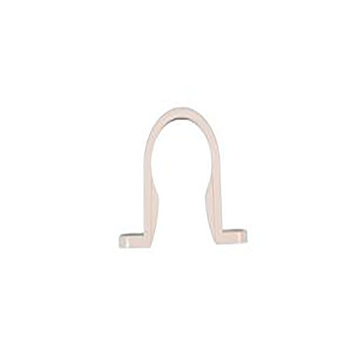 ABS pipe clip - White