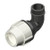 PLASSON 90dg MDPE Compression Elbow with Threaded Male Offtake.