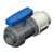 PLASSON One Nut Threaded/Compression PVC Ball Valve.