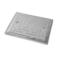 600mm x 450mm Galvanised 25tn Solid Top Single Seal WREKiN Manhole Cover & Frame