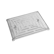 600mm x 450mm Galvanised 2.5tn Solid Top Double Seal WREKiN Manhole Cover & Frame