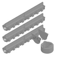 Hauraton TOP X Slotted Channel Drain Multipack