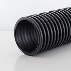 pipe twinwall 6m 300mm unperforated 375mm rainbox 450mm riser 225mm perforated drainage