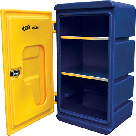 JFC Wall Mountable Chemical Storage Cabinet 40 Gal - JDP
