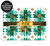 Southern Star Green gift wrapping paper features dark green, pale green and gold metallic inks on white wrapping paper.