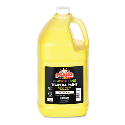 Ready-to-use Tempera Paint, Yellow, 1 Gal Bottle