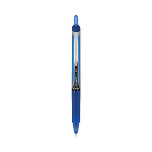 Precise V7rt Roller Ball Pen, Retractable, Fine 0.7 Mm, Blue Ink, Blue Barrel