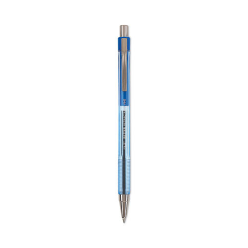 Better Ballpoint Pen, Retractable, Fine 0.7 Mm, Blue Ink, Translucent Blue Barrel, Dozen