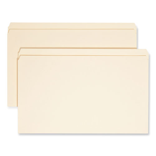 Manila File Folders, Straight Tabs, Legal Size, 0.75" Expansion, Manila, 100/box - SMD15300