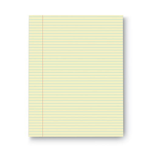 Glue Top Pads, Narrow Rule, 50 Canary-yellow 8.5 X 11 Sheets, Dozen