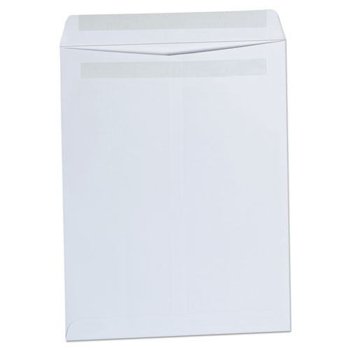 Self-stick Open End Catalog Envelope, #13 1/2, Square Flap, Self-adhesive Closure, 10 X 13, White, 100/box