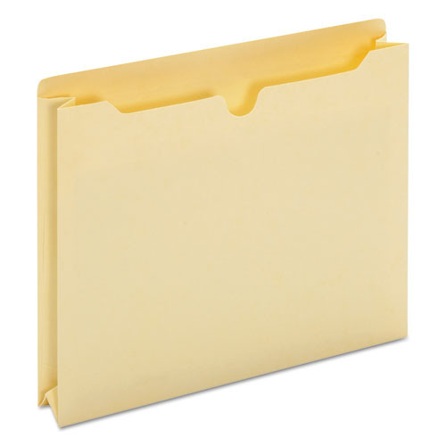 Economical Manila File Jackets, Straight Tab, Letter Size, Manila, 50/box - UNV76300